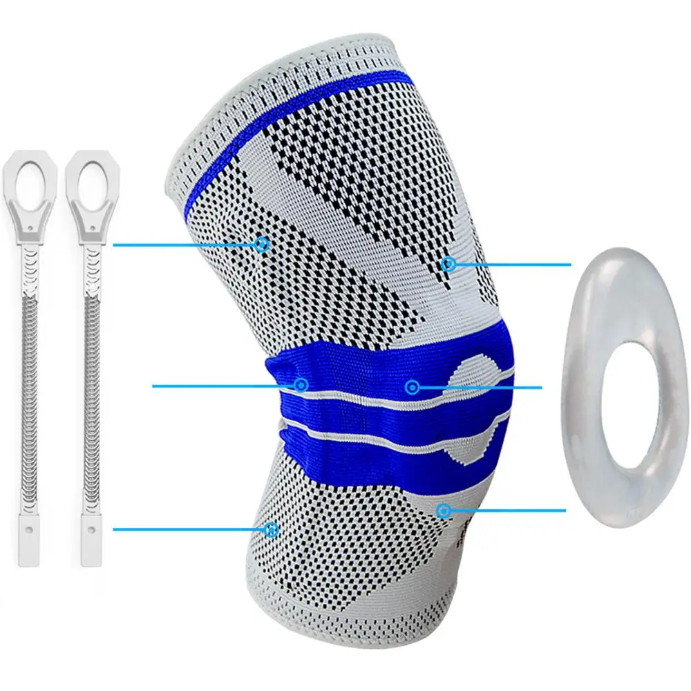 Compression Sleeve Calf - Genouillères en silicone pour protection contre