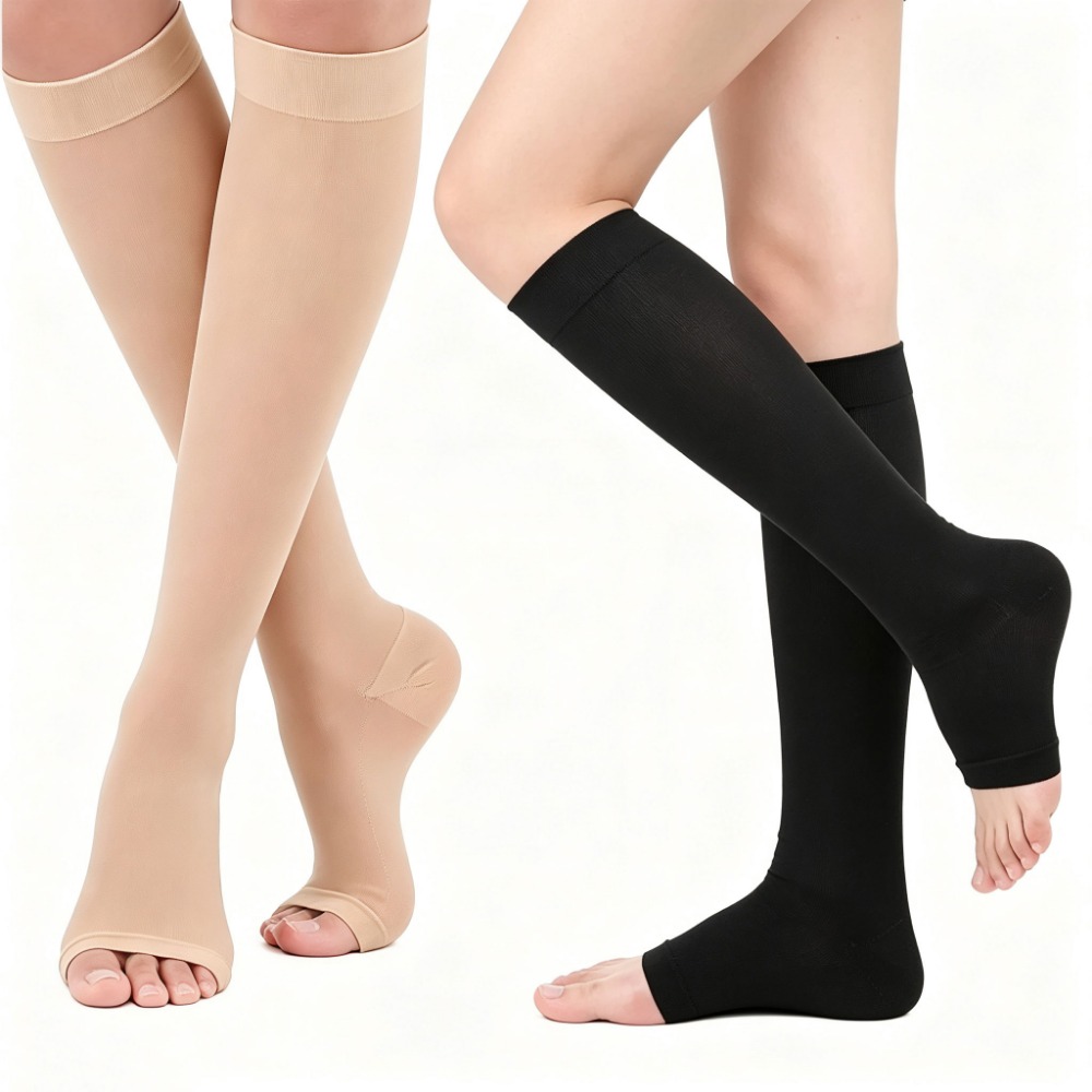 Compression Sock Medical - Chaussettes de compression sans orteils, soutien