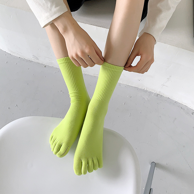 Toe Sock Split - Chaussettes à bout fendu couleur bonbon,