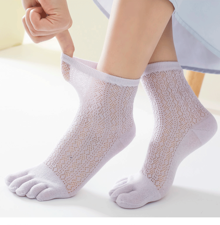 Toe Sock Split - Chaussettes d'été en maille à cinq