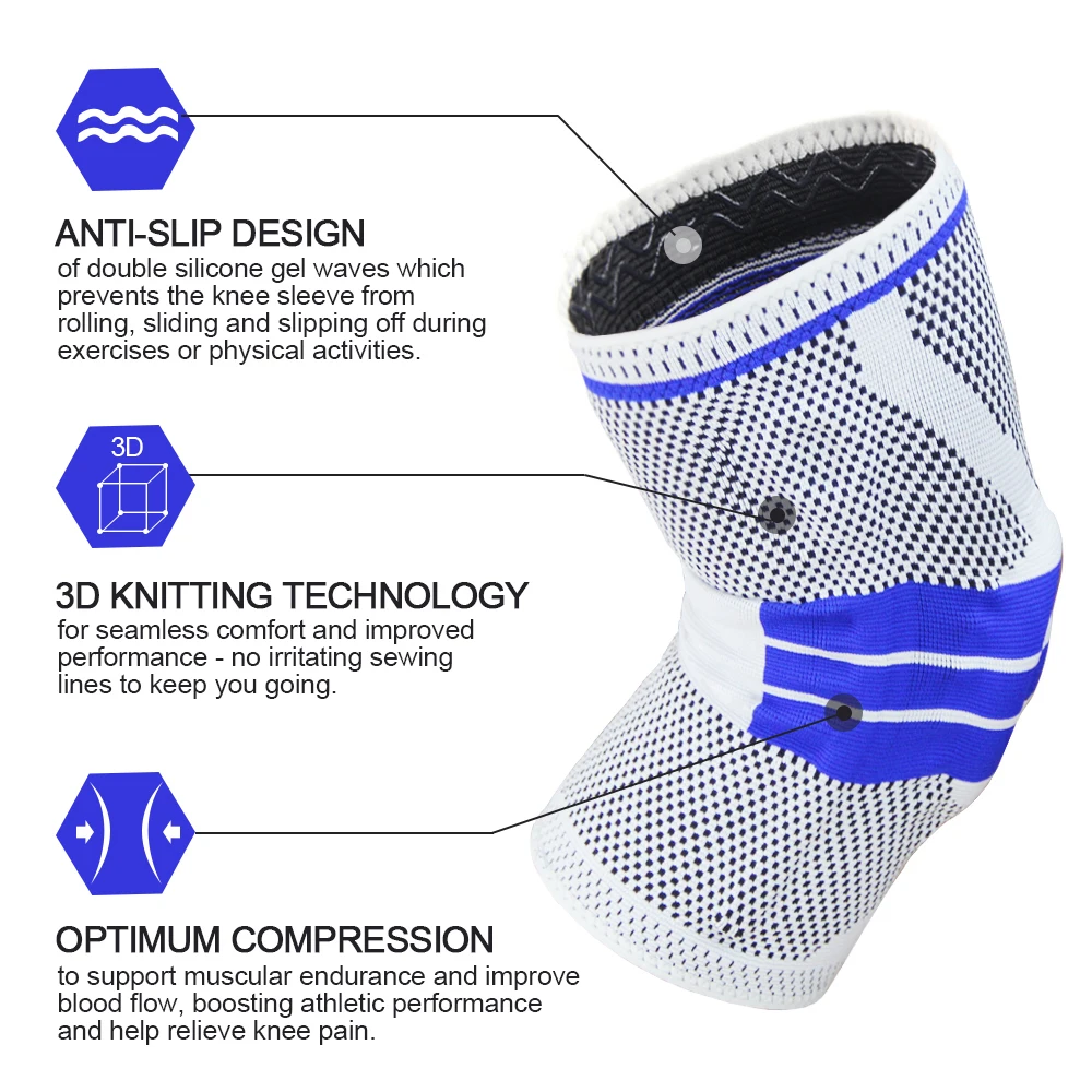 Genouillères en silicone pour  - Compression Sleeve Calf avis et prix